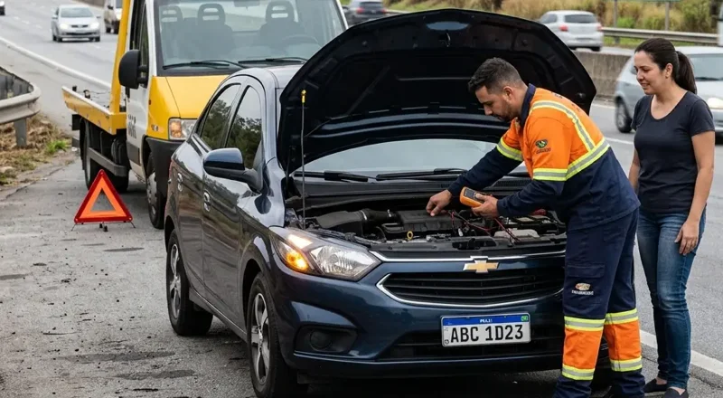 Auto socorro 24h em Marília – pane elétrica, mecânica e bateria fraca
